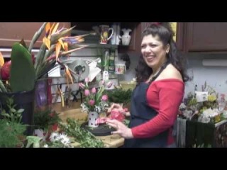 Аранжировка цветов на День святого Валентина/Valentine's Day Arranging at Flower Boutique