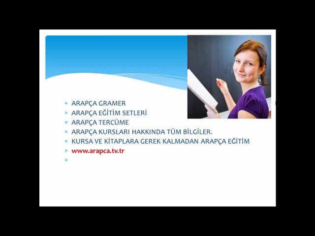 Arapça Konu Anlatmı