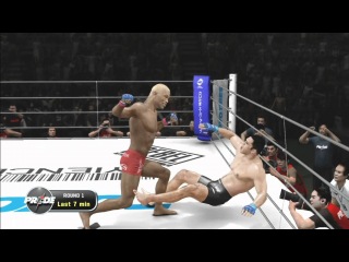 UFC Undisputed 3 Antonio Nogueira Vs Kevin Randleman Pride Mode Gameplay Xbox 360/PS3 HD HQ