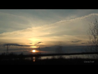 Химтрейлы, Луна, Закат, верблюды :) Chemtrails, The Moon, Sunset, camels