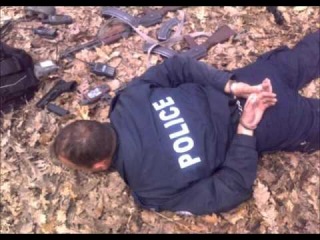 Kosovo Albanian terrorist police (KPS) captured by Serbian forces Gendarmery - Merdare 31.3.2012