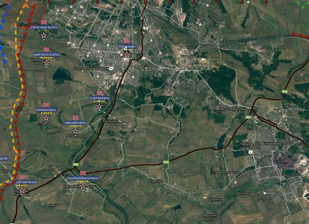 Озеряновка донецкая область карта