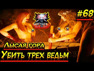 Ведьмак 3: Дикая Охота Прохождение #68 Лысая гора Убить трех ведьм 1080p 60 Fps