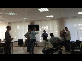Репетиция выступления на занятии