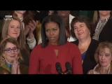 Michelle Obamas final First Lady speech - BBC News