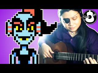 Undertale - Spear of Justice (Flamenco Guitar Cover/Remix) | Undyne Normal Battle