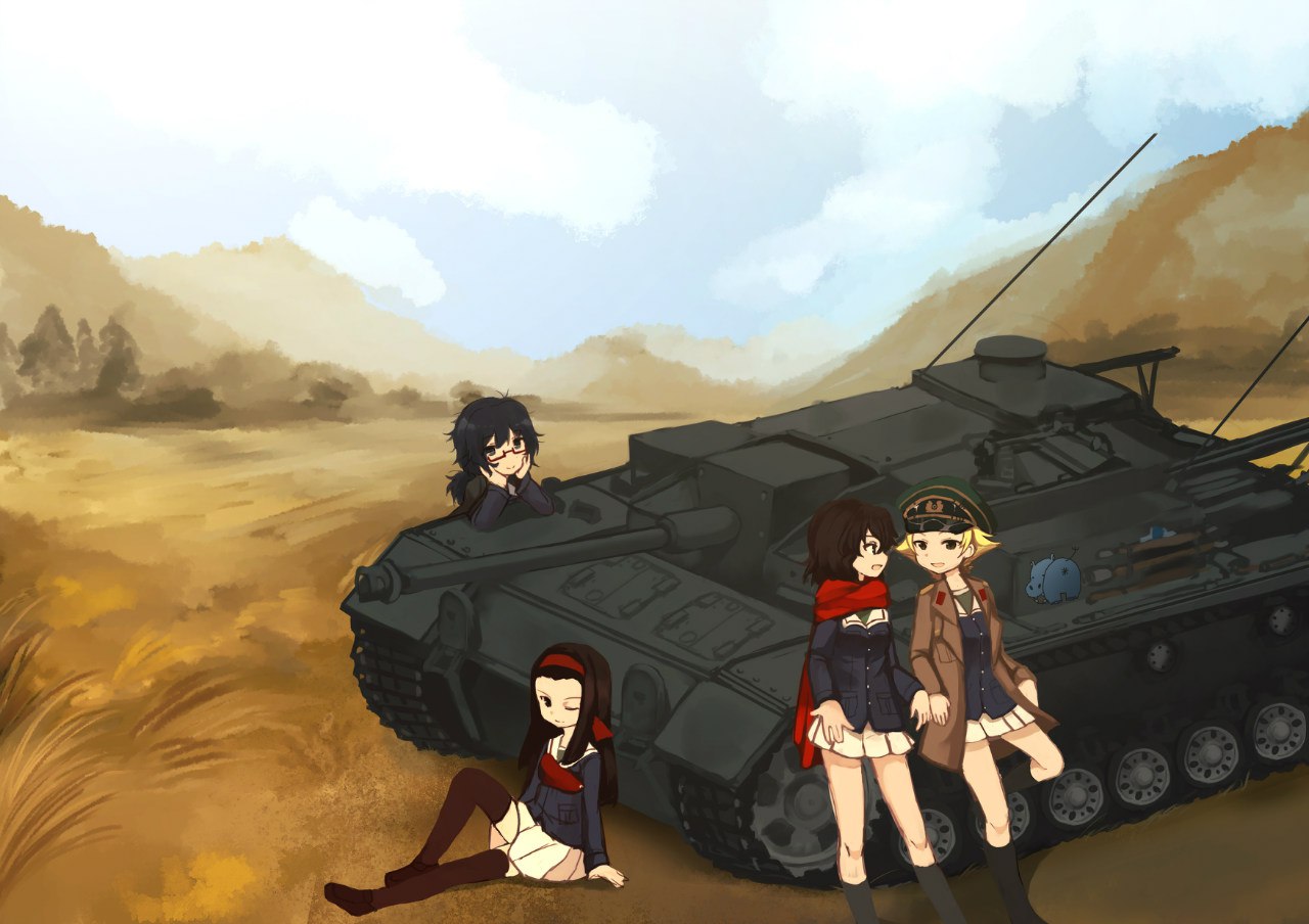 Girls und panzer r34. Girls und Panzer Эрвин. Корейские танкистки. Girls und Panzer Записки эльфа-танкиста. Эрвин девушки и танки арты
