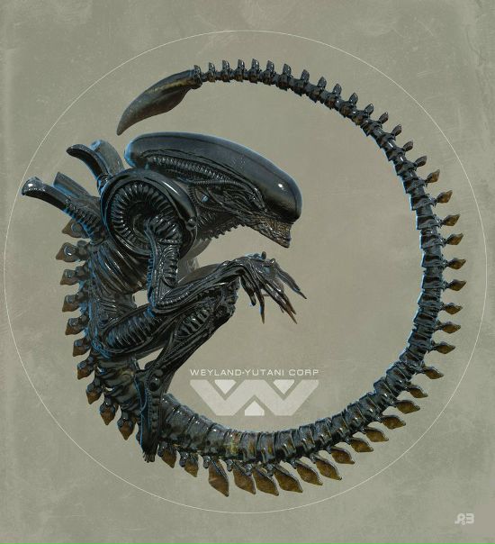 Xenomorph by #PascalBlanche