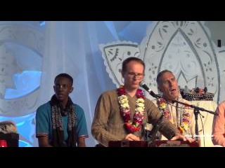HG Sri Prahlad Prabhu Singing in Sadhu Sanga Retreat 2015 on Day 1 HD Video