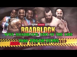 WWE Roadblock 2016 Raw Tag Team Championship The New Day vs. Cesaro & Sheamus Predictions