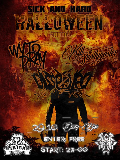Афиша Владивосток SICK&HARD-HALLOWEEN EDITION-OZZY BAR 29.10