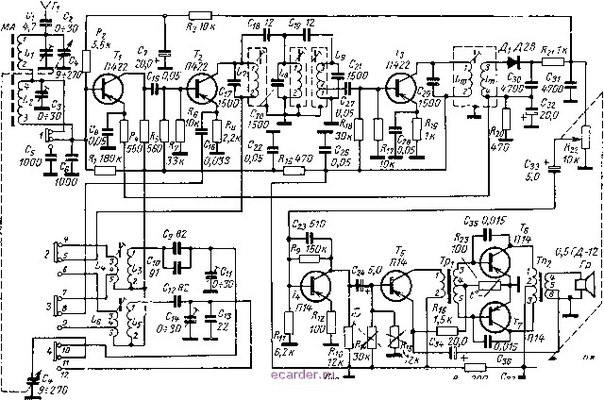 Приемник сокол 308 схема