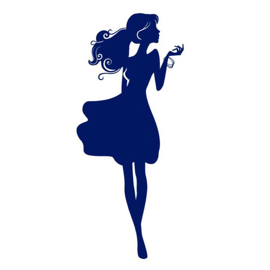 Силуэт женщины картинки цветные