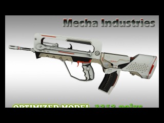 CS:GO Famas Mecha Industries HD skin for cs 1.6