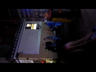 A short sideways video of Jared Padalecki and Mark Pellegrino on the set of Supernatural season 7