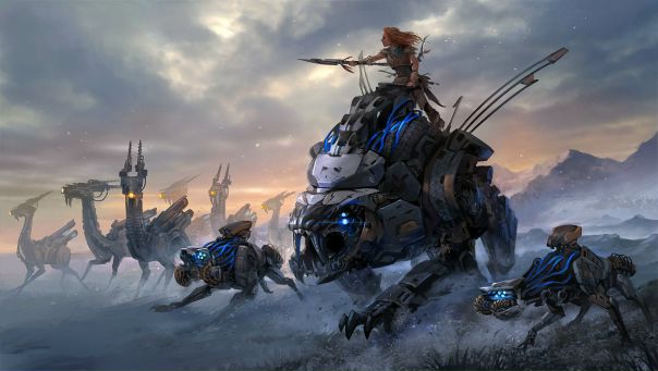 #HorizonZeroDawn Machine Hunters by #Sandara