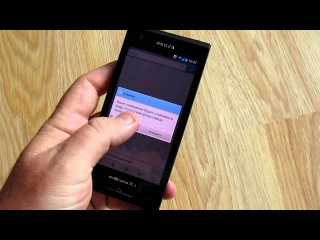 Видеообзор черного смартфона Toshiba Docomo T-02D Regza Phone