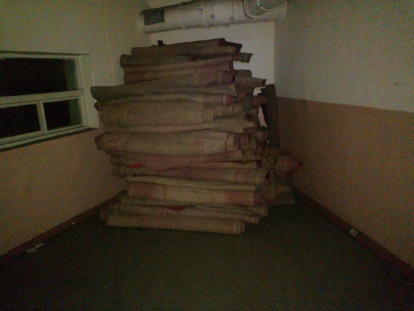 Круглое убежище под бывшем здание правительства