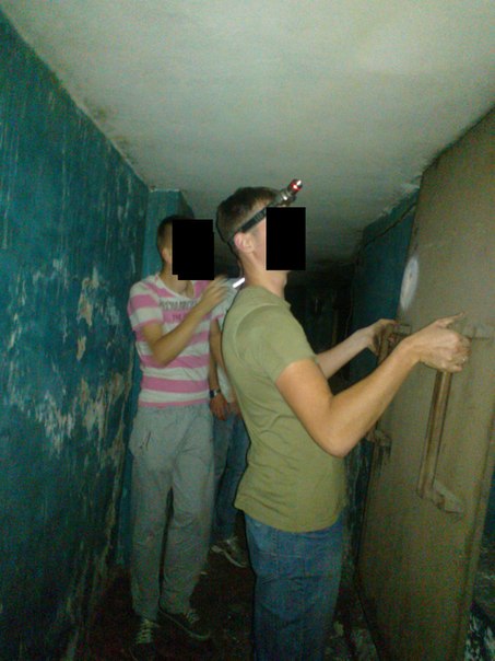 Круглое убежище под бывшем здание правительства