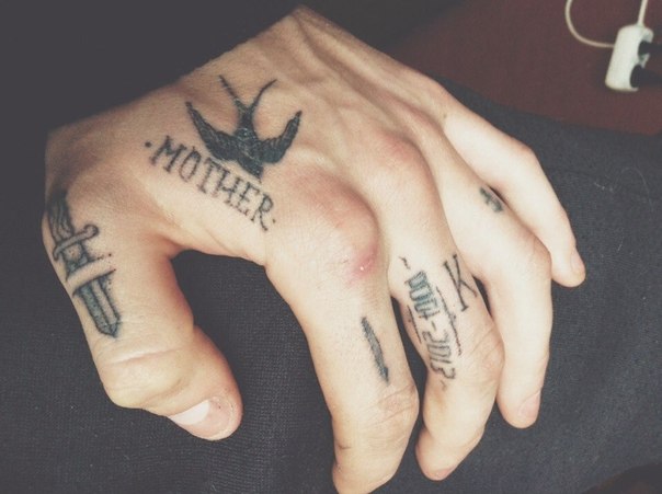 Татуировки Руди Из Отбросов На Руке