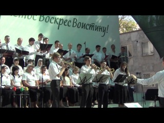 В саду Гефсиманском Христос в исполнении мужского хора и квартета ВПЦ,Одесса