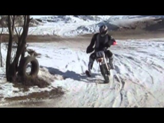 10.03.2013 Питбайк (pitbike) гонка в Курьяново