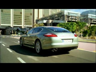 Porsche Panamera S Hybrid on the road