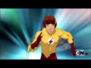 The Flash & Kid Flash vs Captain Cold