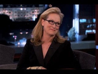 Meryl Streep on Jimmy Kimmel Live PART 1