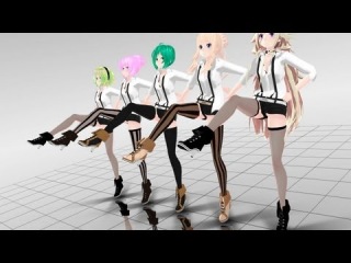 【MMD】「美脚戦隊スレンダー」Sentai Slender Legs