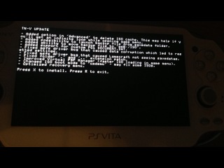 PS Vita: Running eCFW TN-V2 at Firmware 2.02