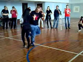 Factoria de Baile bachata workshop with music at 2 Belarusian bachata festival