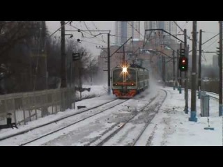 Электропоезд ЭД4М-0181 платформа Матвеевская