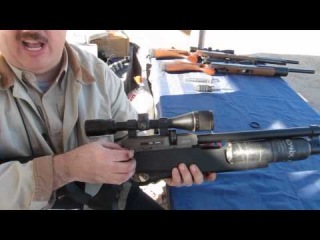 EVANIX GIANT FULL AUTO AIR RIFLE - Action at the SHOT Show 2012