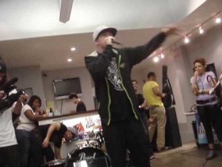Reeps One (Performance Pt. 1) @ Atmos NYC - Chach Shirt Release party