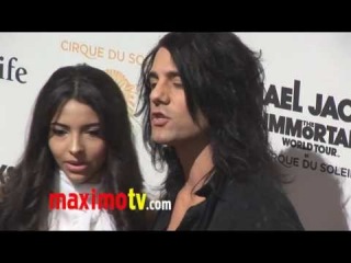 Criss Angel & Sandra Gonzalez at Michael Jackson