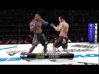UFC Undisputed 3 Gameplay: Alistair Overeem vs. Junior Dos Santos - Pride FC (Cpu vs Cpu)