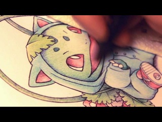 Drawing Bulbasaur (In a Venasaur Onsie)