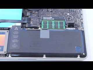 Замена dvd привод (dvd drive disassembly) MacBook Pro Unibody 13.3