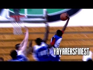 Shaqquan Aaron Dunks on TWO Dudes at PANGOS!!! YIKES!!!