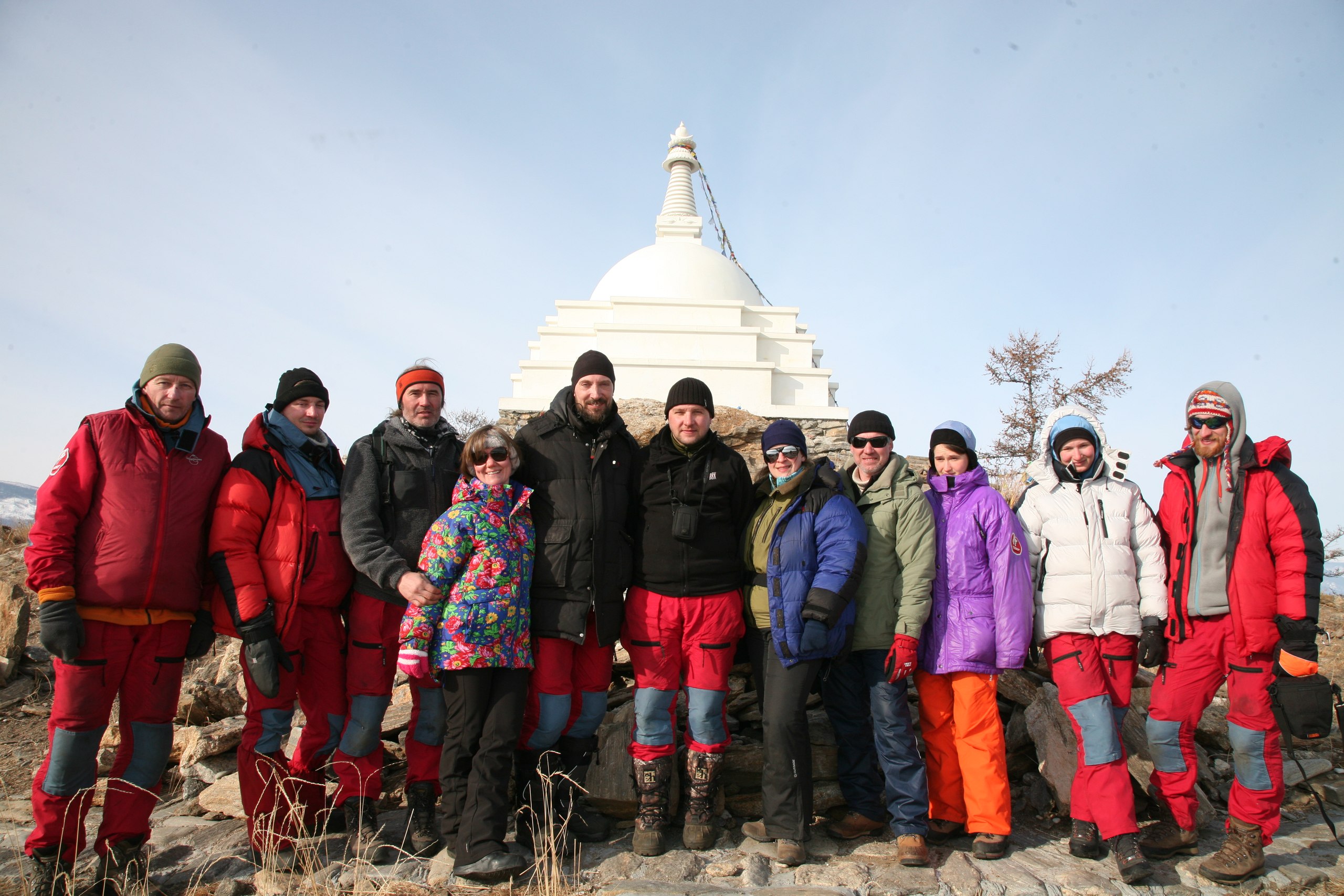2014 - Коньковый поход по байкалу фирмы ВЕК часть I Остров Огой