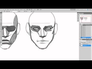 Рисование персонажей (урок #2) | How to draw a male head tutorial RUS