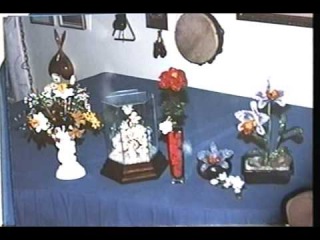 My Pianos and Miniature Beaded Flower Arrangements