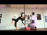 Lisa aka Chastity Crazy Chinese Pole Tricks/Flips