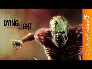 Dying light Zombies - Speed Painting (#Photoshop) | CreativeStation