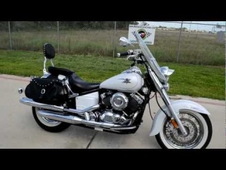 2007 Yamaha VStar 650 Classic Pearl White Overview Review Walk Around