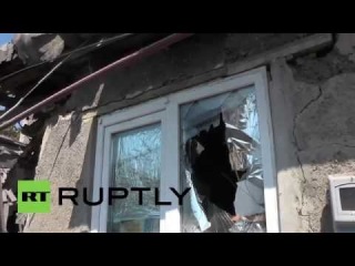Ukraine: Donetsk homes shattered by shelling