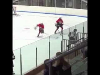Hockey Player's Attempted Cheap Shot Goes Terribly Wrong