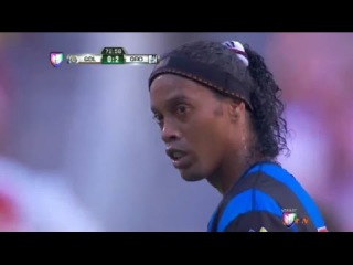 Ronaldinho vs Chivas Guadalajara • HD 720p (21-09-2014) - Chivas vs Queretaro 1-4 HD
