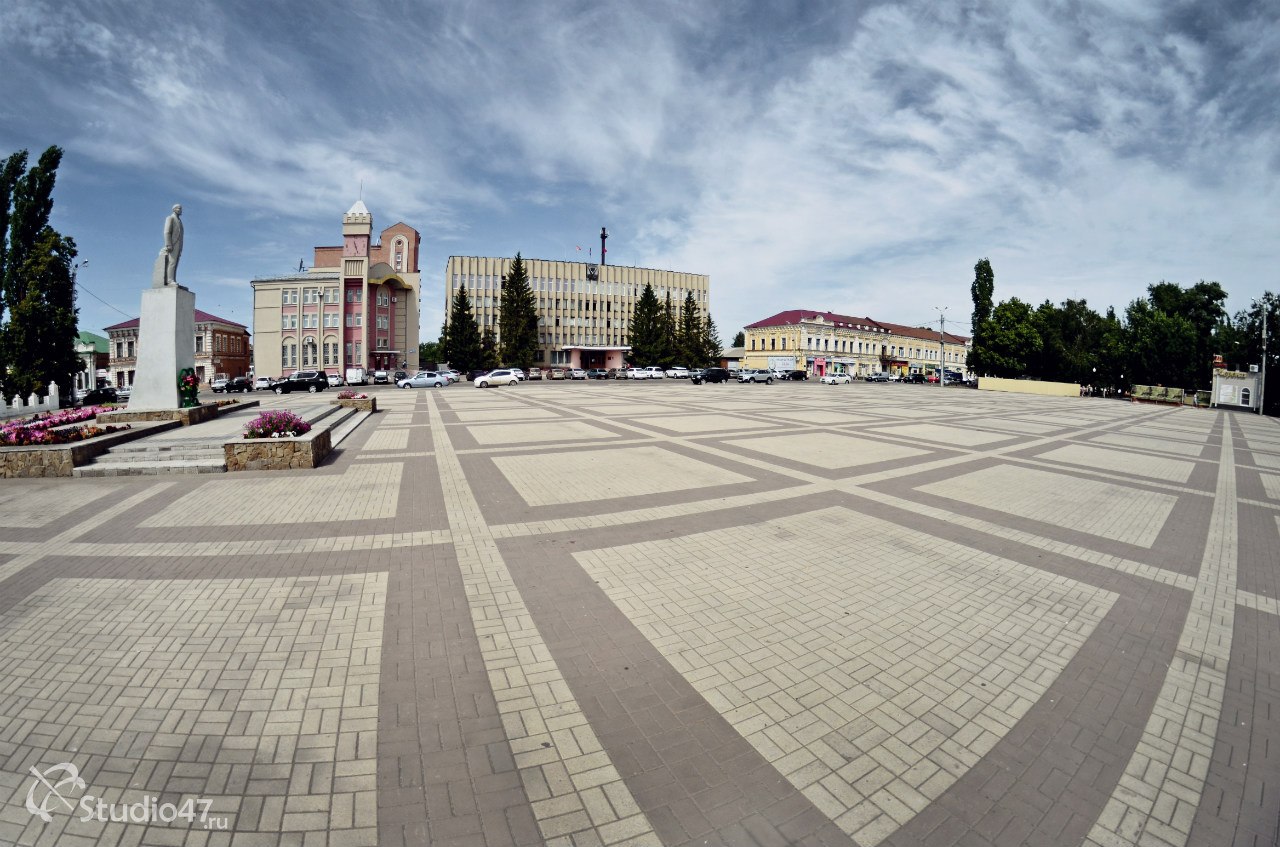 Борисоглебск - фотографии города Площадь Ленина в Борисоглебске